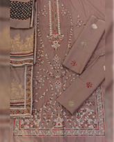 3-PC Unstitched Briza Lawn Aari work | 03